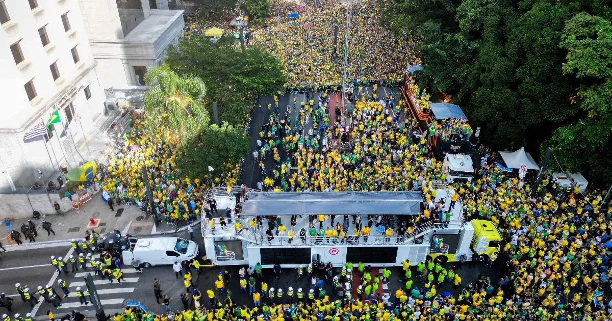 Tens of thousands demonstrated for Jair Bolsonaro in Brazil