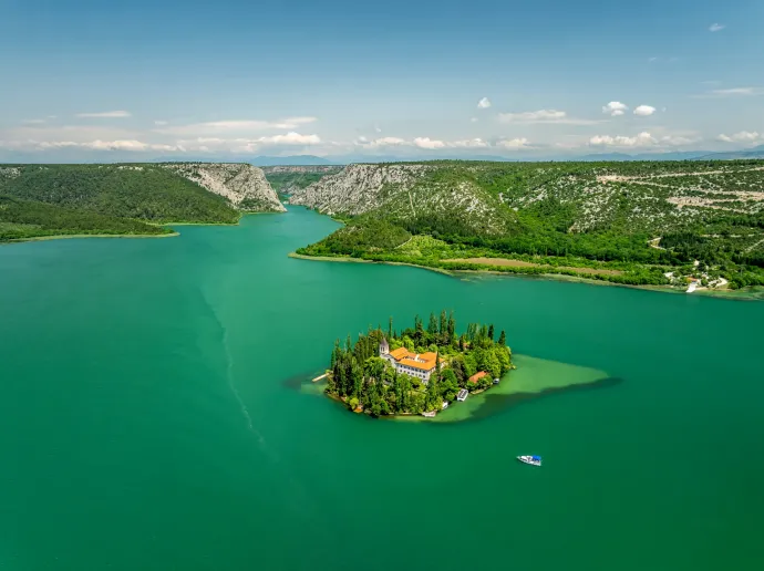 Krka Nemzeti Park, Visovac-sziget. Fotó: Julien Duval 