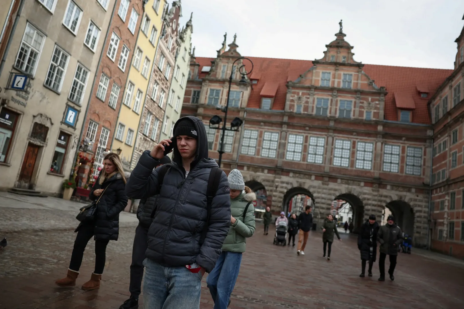 Andrij Nonka a gdański óvárosban – Fotó: Kacper Pempel / Reuters