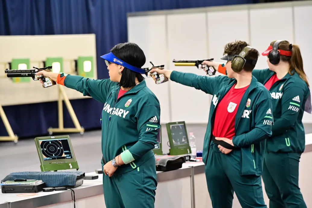 Aranyérmes a női pisztolycsapat az Eb-n