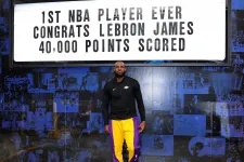 LeBron James megint történelmet írt, elérte a 40 ezer pontot az NBA-ben