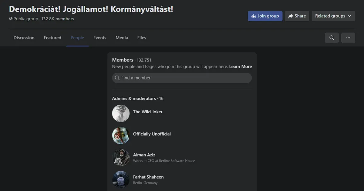 Lenyúlták az egyik legnagyobb ellenzéki Facebook-csoportot, kihajították az összes admint