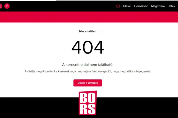 Elérhetetlen volt az Origo, a Bors és a vidéki Mediaworks-lapok