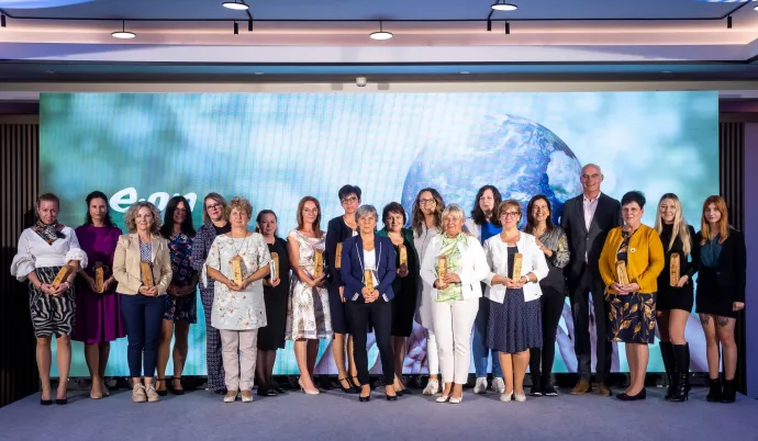 A tavalyi díjazottak – fotó: E.ON Hungária