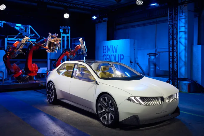 A BMW Neue Klasse platform érkezését bemutató koncepcióautó – Fotó: BMW
