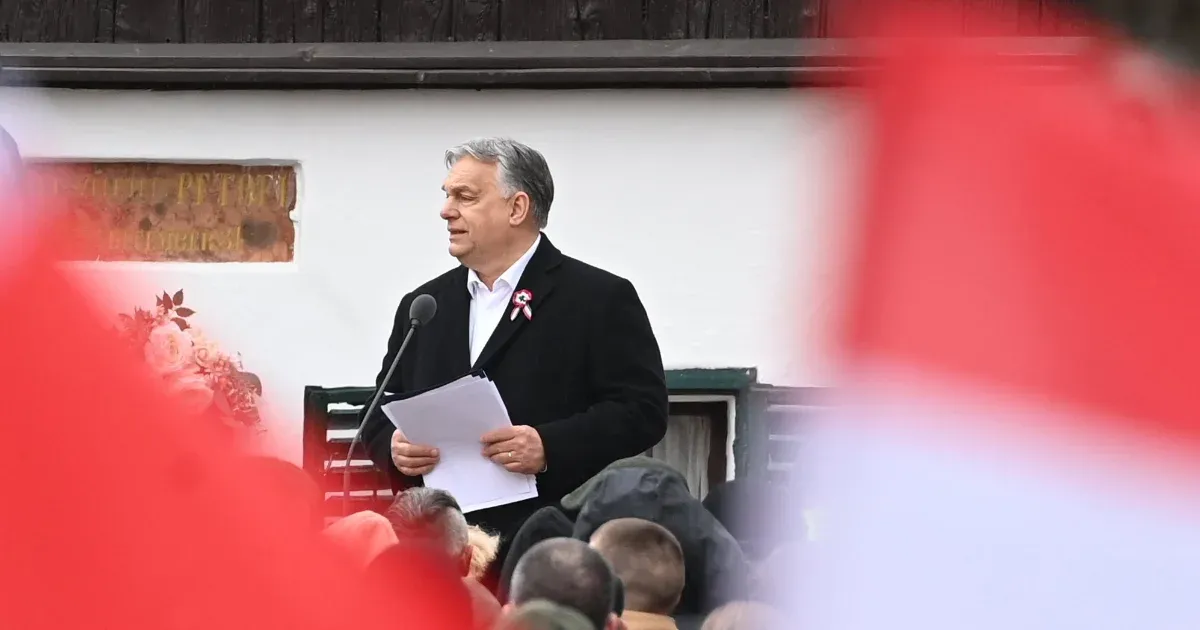 A Nemzeti Múzeumnál mond beszédet Orbán Viktor március 15-én