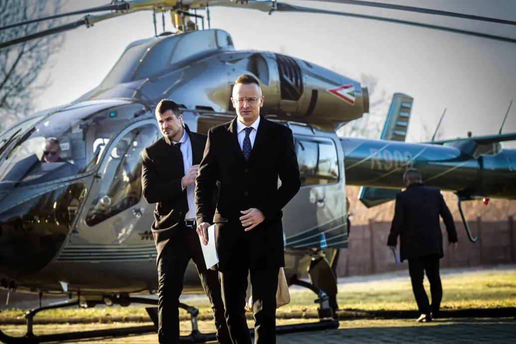 Kiderült, hányszor használt Szijjártó Péter a rendőrség helikoptereit az elmúlt években