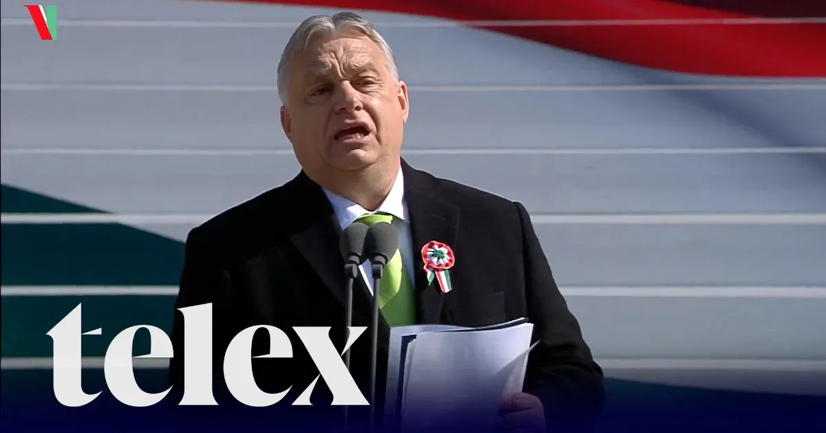 Orbán Viktor azokról beszélt, akik 30 brüsszeli ezüstért eszement genderaktivisták kezére adnák a gyerekeinket