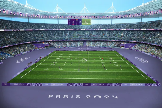 Elsőre bizarr színű borítást kap a párizsi olimpia stadionja