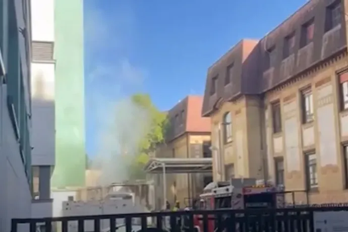 Tűz volt a Semmelweis Egyetem egyik részlegén