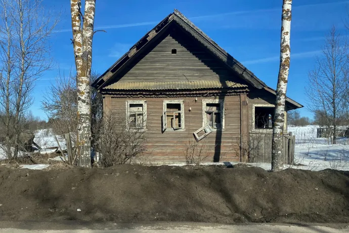Faház a Moszkvához közeli Tver megye egyik kiüresedett falujában – Fotó: Nyilas Gergely / Telex