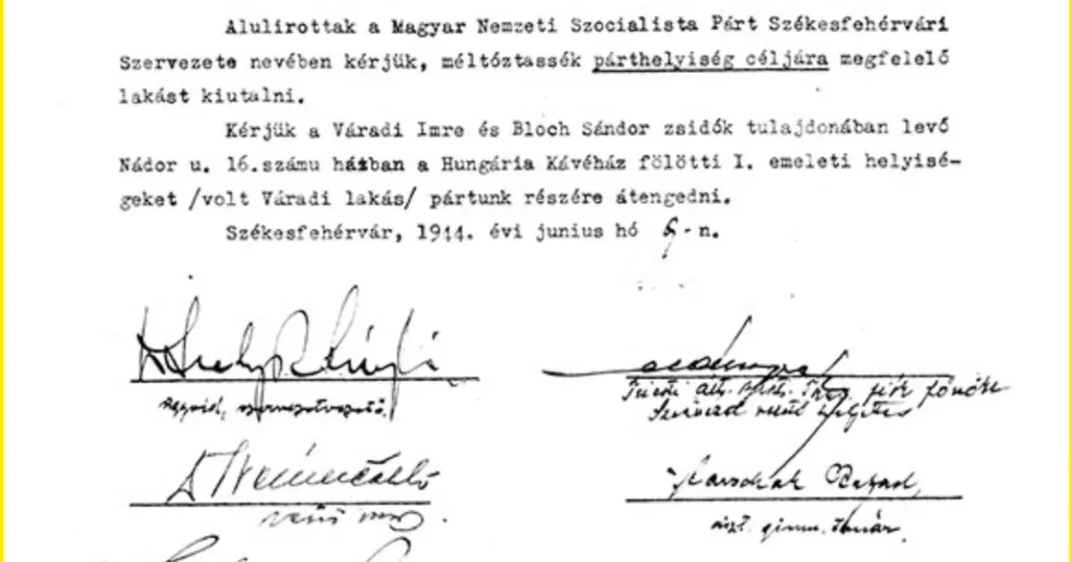Sulyok Tamás apja pártirodát és „zsidóbútorokat” is igényelt az elhurcolt zsidók vagyonából, állítja egy történész