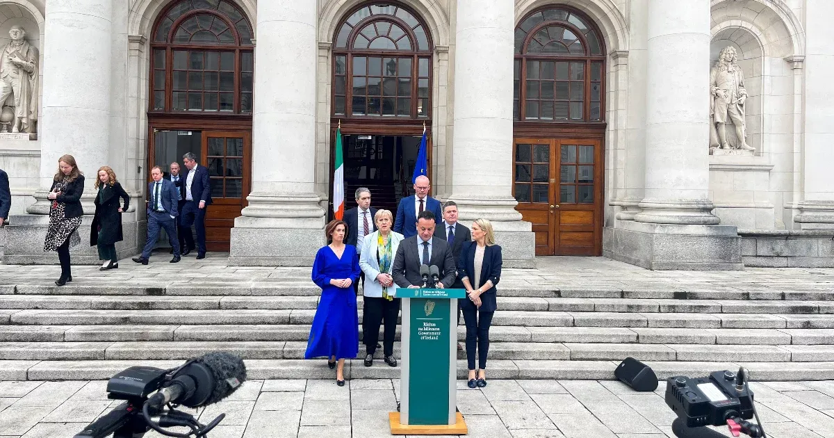 Irish Prime Minister Leo Varadkar resigned unexpectedly