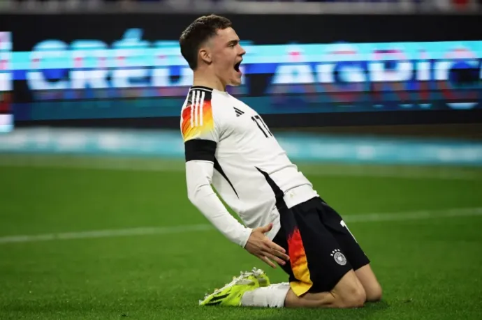 Minden idők leggyorsabb német válogatott góljával verték meg a franciákat