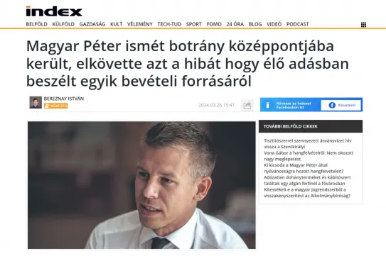 Magyar Péter visszavonhatatlanul Ismert Ember lett: már netes csalók is visszaélnek a nevével