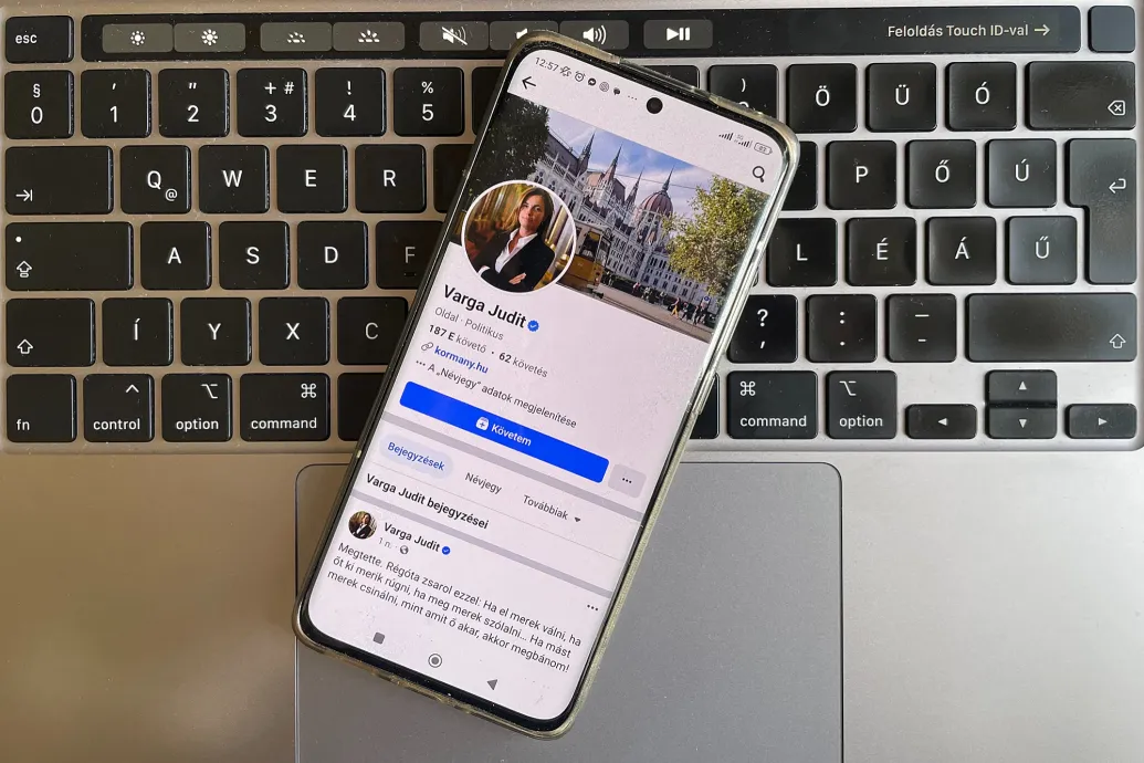 Kié most Varga Judit hivatalos, politikusi Facebook-oldala?