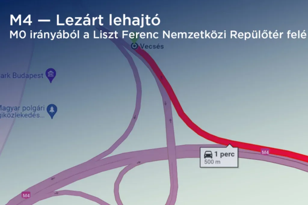 A jövő héten nem lesz egyszerű megközelíteni a repülőteret az M0-s felől