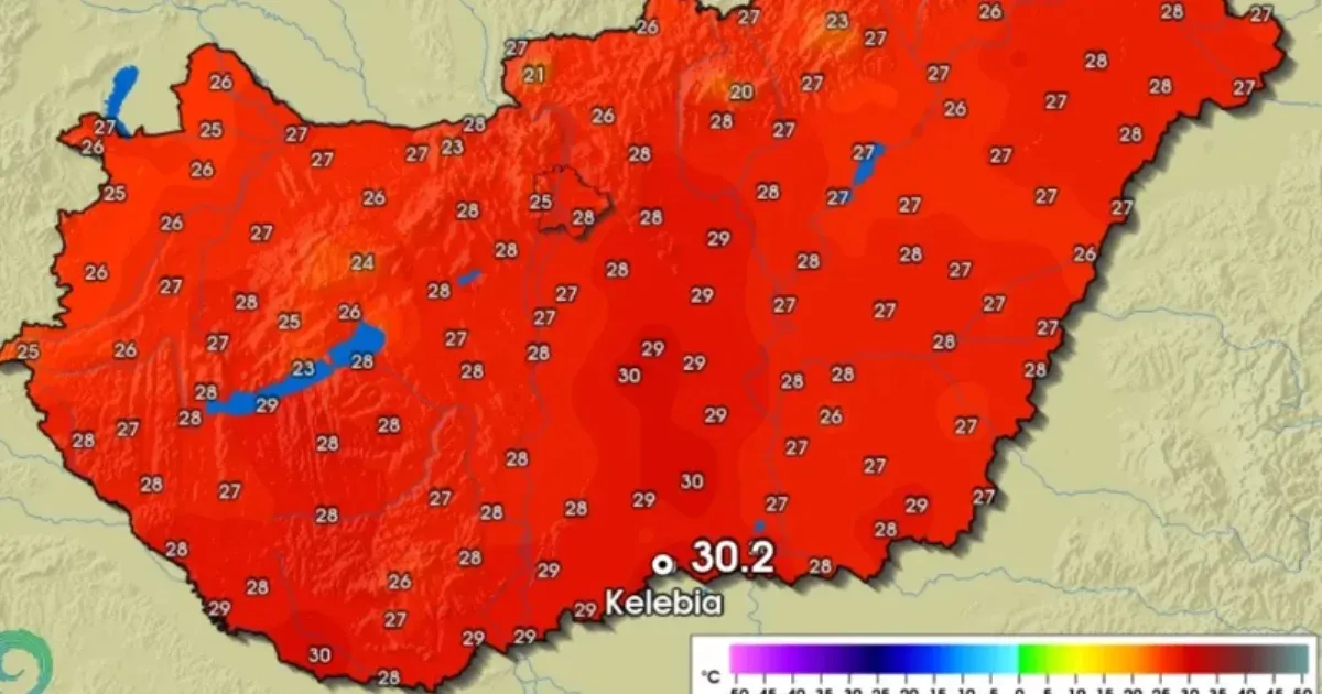 Április elseje és 30 fok, van még kérdés?