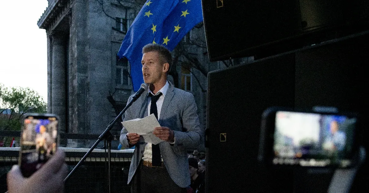 Magyar Péter szerint olyan eredményt fog elérni az EP-választáson, hogy a Karmelitából is látszani fog