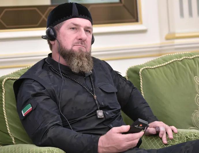 Ramzan Kadirov csecsen vezető 2019. október 14-én – Fotó: Alexey Nikolsky / Sputnik / AFP
