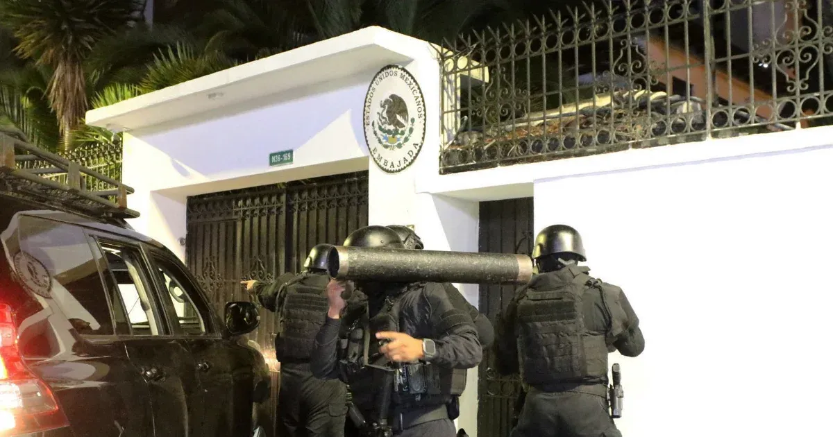 Rendőrök rohamozták meg Mexikó ecuadori nagykövetségét, hogy elfoghassák az ország volt alelnökét