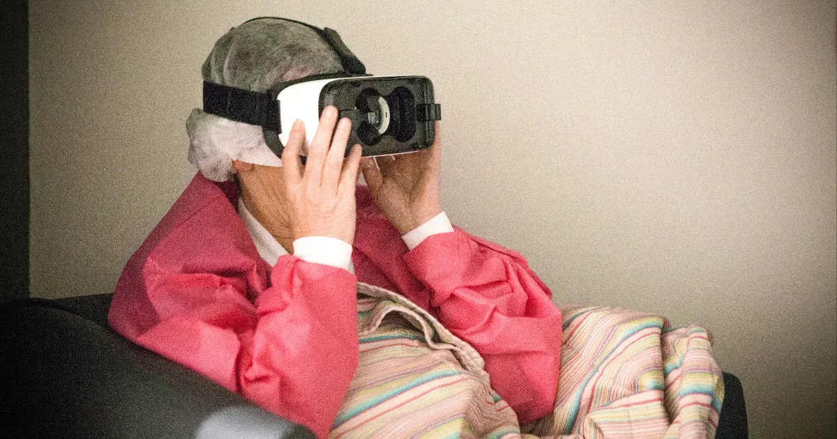 Ten minutes in virtual reality can clearly reduce the pain of cancer patients