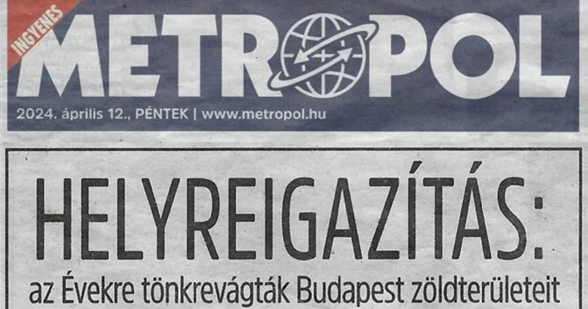 Helyreigazítást közölt a Metropol, valótlanságokat állítottak a fővárosi gyomhelyzetről