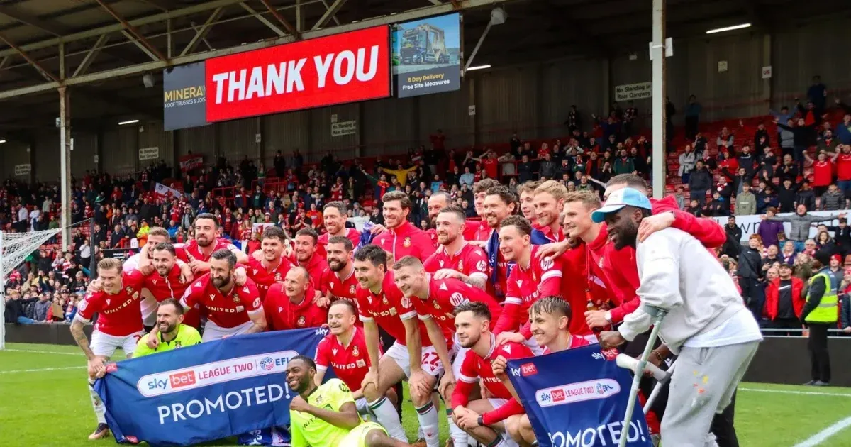 Ryan Reynolds’ Welsh football team has been promoted again this year, and can start in the third division next year