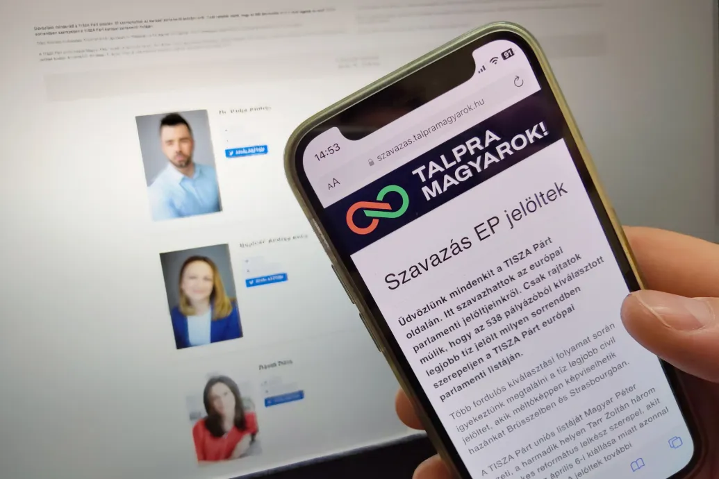 Elkezdődött a szavazás Magyar Péter EP-jelöltjeiről, TikTok-sztár, fizikus és uniós szakértő is van köztük