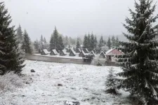 Áprilisi hó hullt Hargita megyében