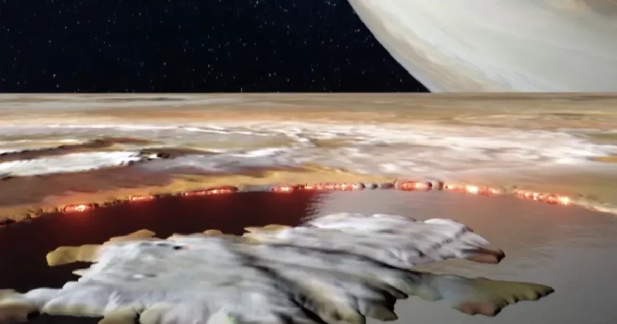 NASA has discovered a 200 km wide lava lake on Jupiter's moon