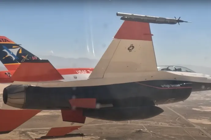 Emberi pilótákkal párbajozik a mesterséges intelligencia vezette vadászgép az amerikai légierőnél