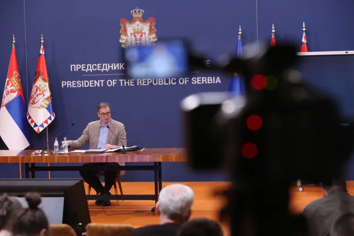 Vučić szerint a legsúlyosabb bűnesetekben vissza kellene állítani a halálbüntetést – Fotó: Filip Stevanovic / Anadolu / AFP