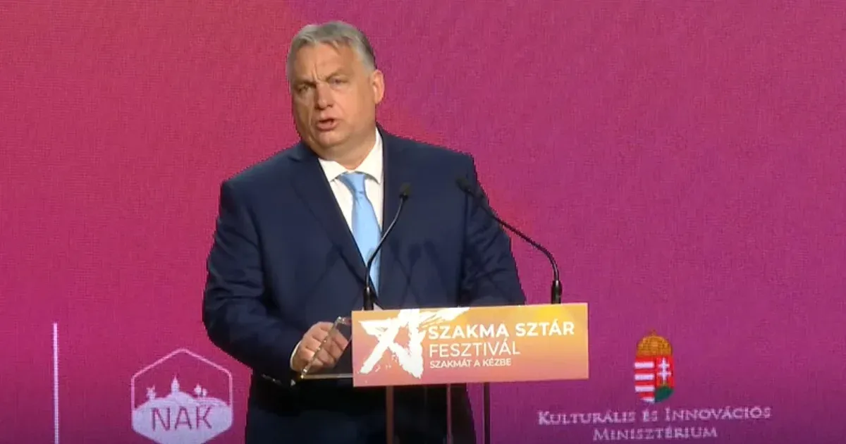 Orbán: Aki időtálló szakmát választ, azon még Brüsszel sem foghat ki