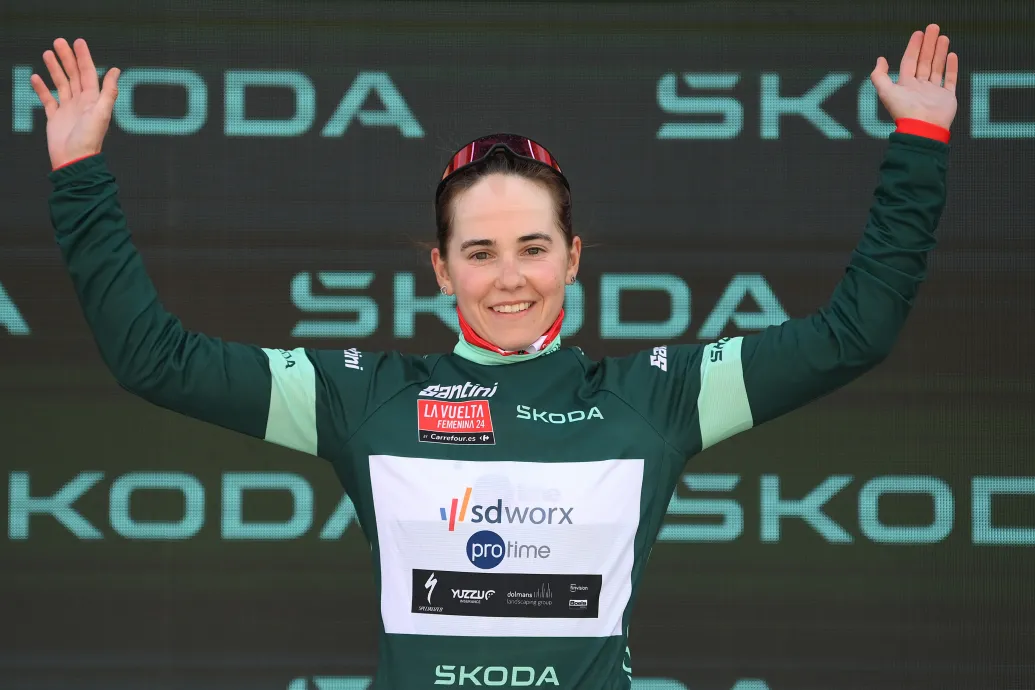 Zöldre cserélte a piros trikót Vas Blanka a spanyol kerékpáros körversenyen