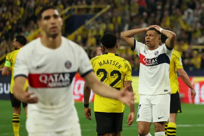 Meglepetés a BL-elődöntőben: a Borussia Dortmund legyőzte a PSG-t