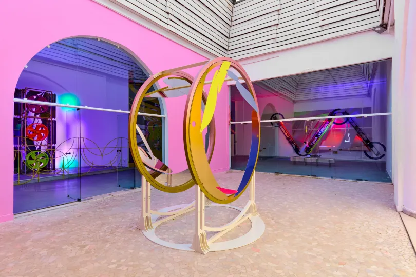 A magyar pavilon a velencei Biennálén, 2024. április 18-án – Fotó: Ludwig Múzeum / MTI