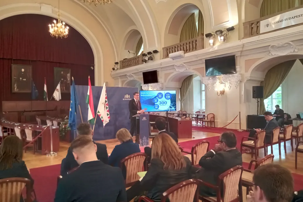 Több mint 300 milliárd forintnyi uniós támogatással fejlesztene Karácsony Budapesten