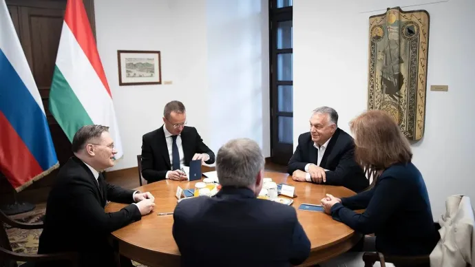 Orbán a Roszatom vezérigazgatójával, Alekszej Lihacsovval 2023 júniusában – Forrás: miniszterelnok.hu