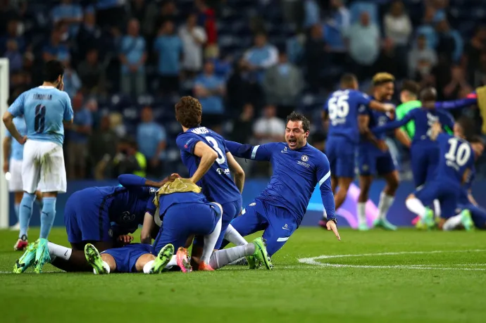 Lőw Zsolt a Chelsea BL-győzelmét ünnepelve – Fotó: Chris Lee / Chelsea FC / Getty Images