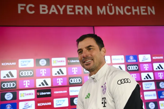 Lőw Zsolt, a Bayern München labdarúgócsapatának másodedzője interjút ad a közmédia munkatársainak a csapat müncheni edzőközpontjában, 2024. január 11-én – Fotó: Czeglédi Zsolt / MTI