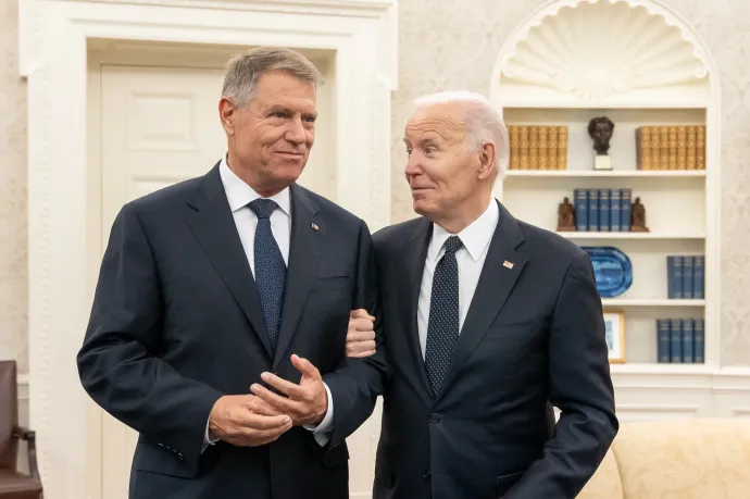 Iohannis: Az EU és az USA közös prioritása Oroszország ukrajnai háborús győzelmének megakadályozása