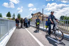 Sepsiszentgyörgy gyalogos és biciklis híddal gazdagodott
