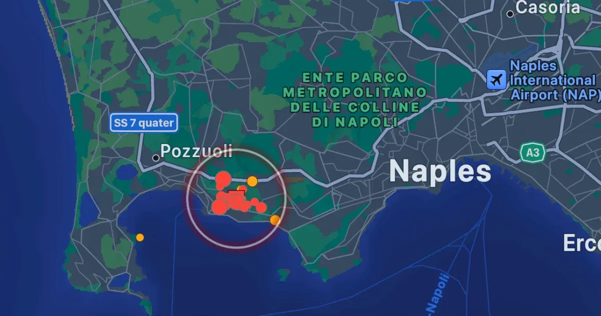 A 4.4 magnitude earthquake occurred near Naples on Monday night, a quake that has not been measured in 40 years.