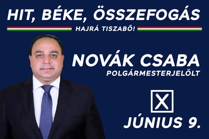 Novákot nyilvántartásba vették – Fotó: Facebook