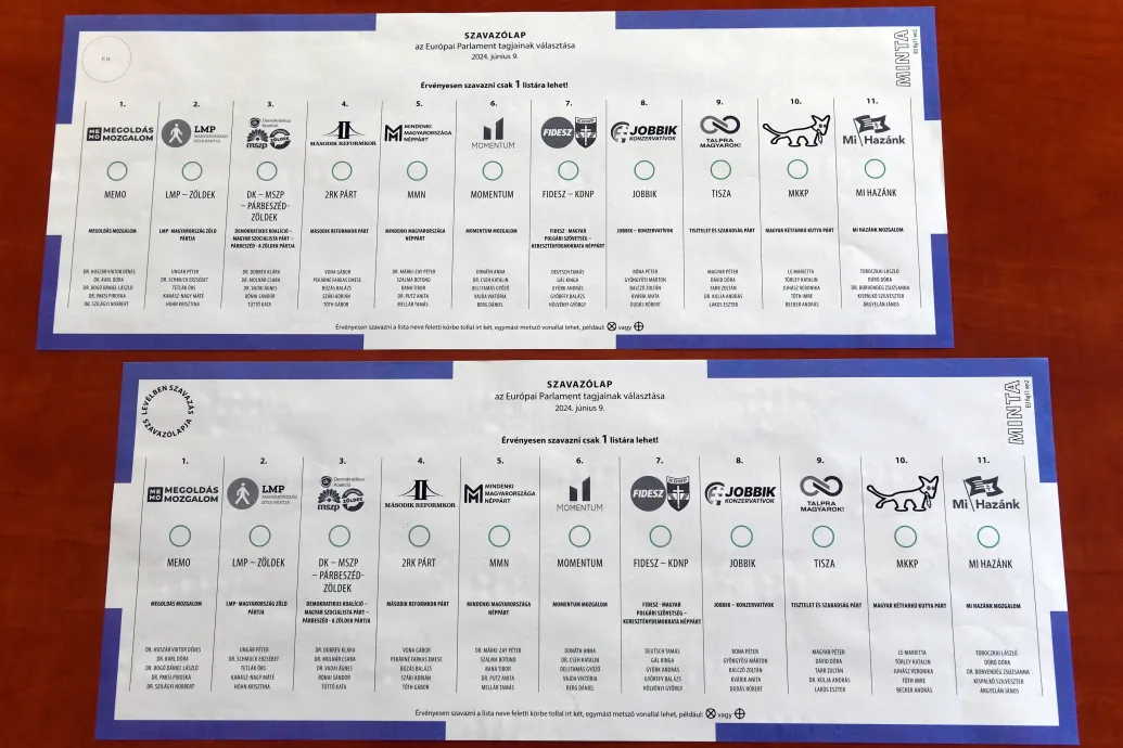 Már nyomtatják a június 9-i választások szavazólapjait