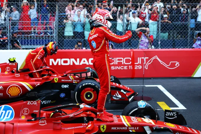 Egy kör őrület, 77 kör vonatozás – Leclerc átkot törve nyerte meg a Monacói Nagydíjat