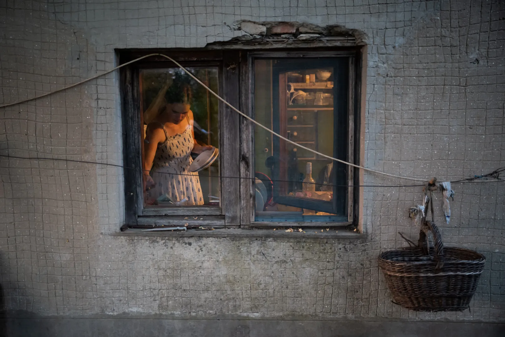 Petra Pogány-Bagó in the kitchen at their farm on 16 July 2023 – Photo: Márton Mónus / Reuters