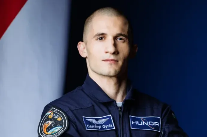 Gyula Cserényi, the backup research astronaut – Photo: KKM / MTI