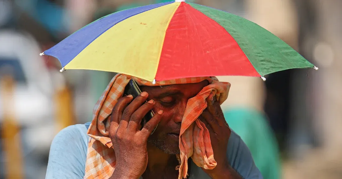 More than 50 degrees were measured in New Delhi on Wednesday